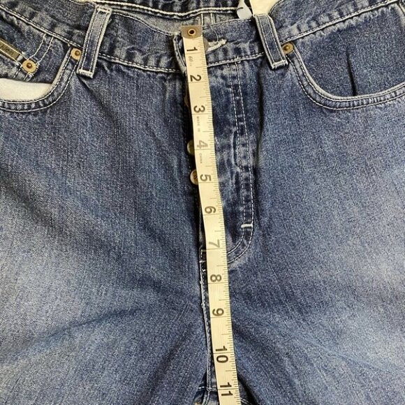 Vintage Calvin Klein Wide Leg Button Fly Jeans - Picture 7 of 11